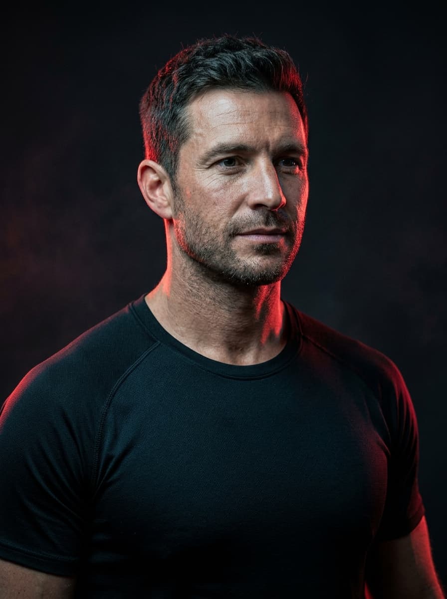 Retrato em estilo de campanha, representando o parceiro comercial